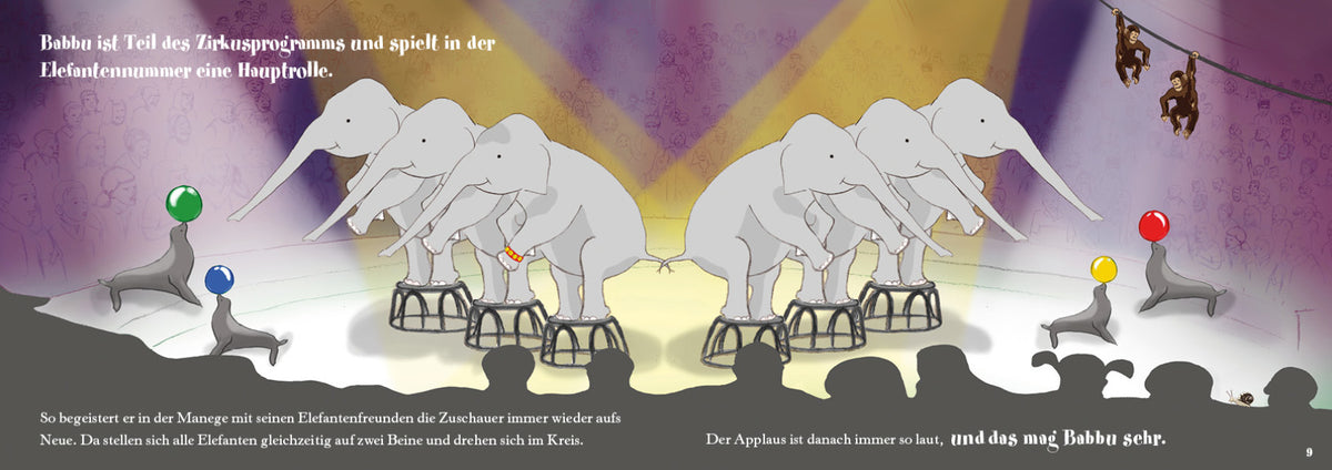 Buch Babbu der kleine Ausreisser, basiert auf einer wahren Geschichte.