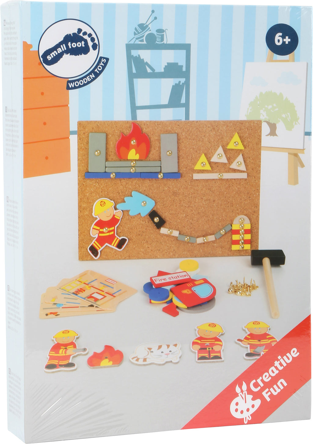 Hämmerchenspiel Feuerwehr Spiel Holz Kinder