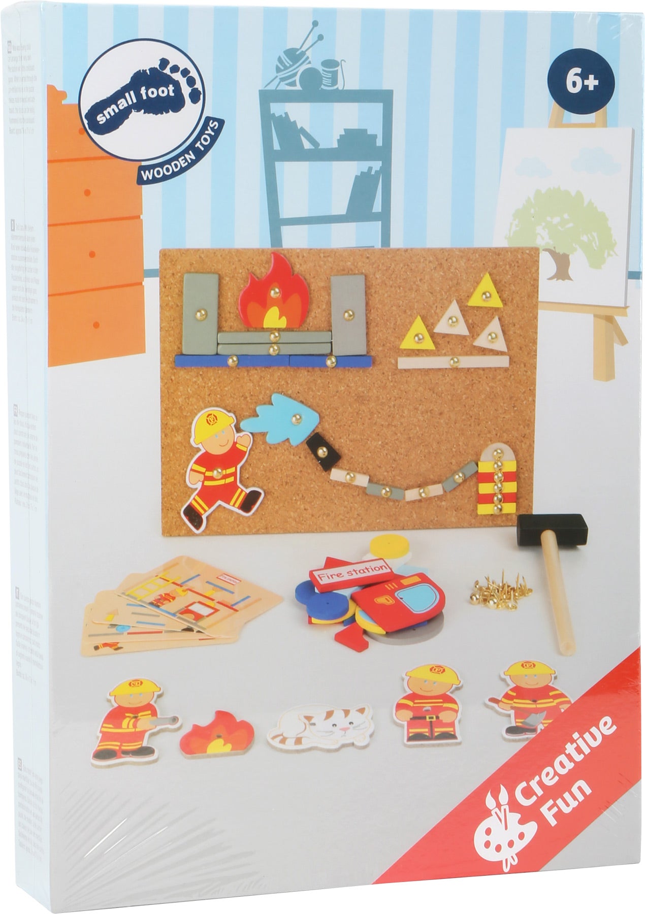 Hämmerchenspiel Feuerwehr Spiel Holz Kinder