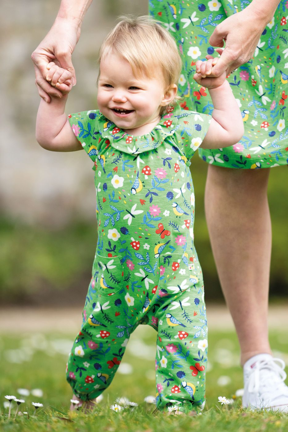 Blumen-Overall von Frugi