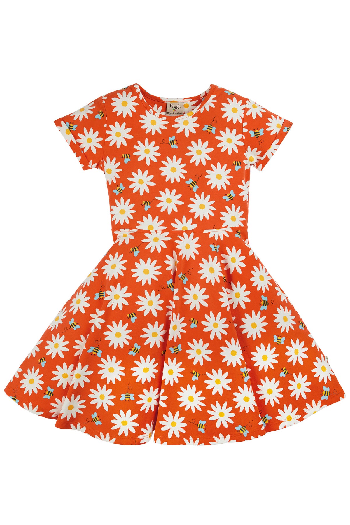 Schwingkleid Blumen von Frugi