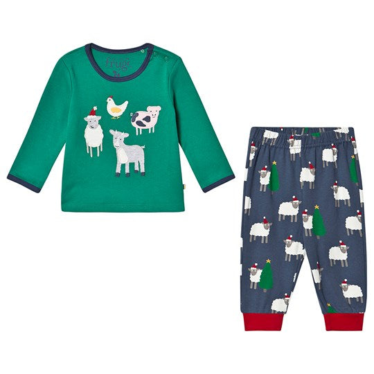 Weihnachts-Set (0-3, 3-6 Monate) von Frugi