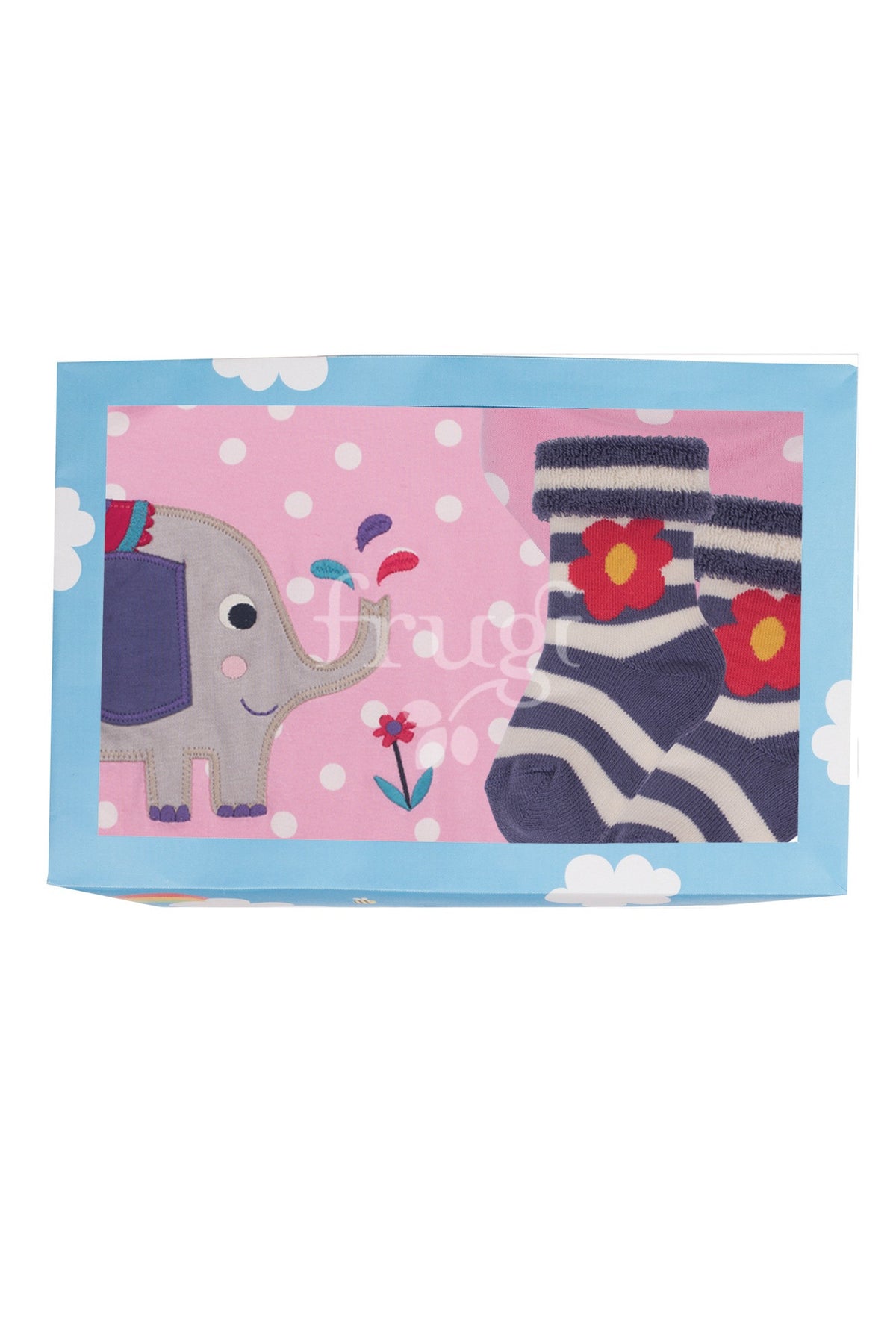 Geschenk-Set Frugi Elefant ( Neugeboren bis 1 Jahr )