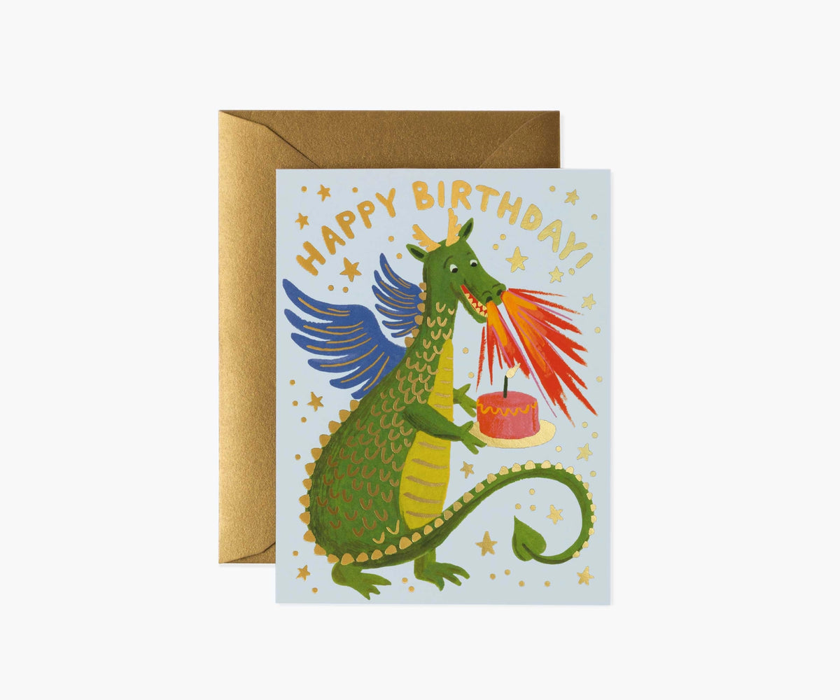 Geburtstagskarte Drache