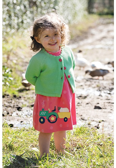 Strickjacke grün ( 0-3 Monate , 3-4 Jahre ) von Frugi