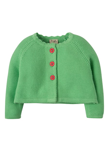 Strickjacke grün ( 0-3 Monate , 3-4 Jahre ) von Frugi