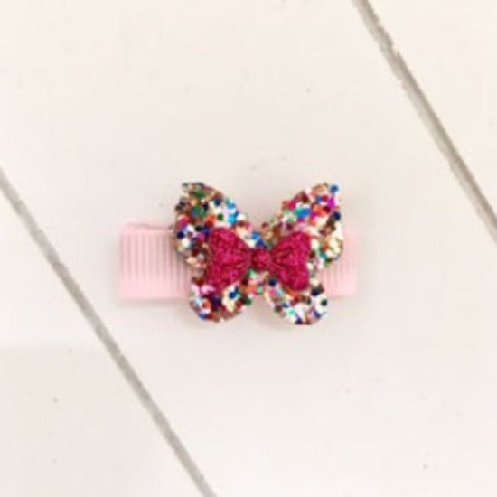 Mini-Haarklammer bunter Schmetterlingvon Pimpilotta