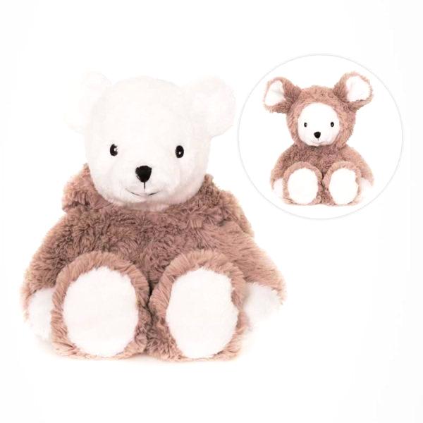 Wärmekissen Plüsch Maus / Bär für die Mikrowelle/ Bachofen