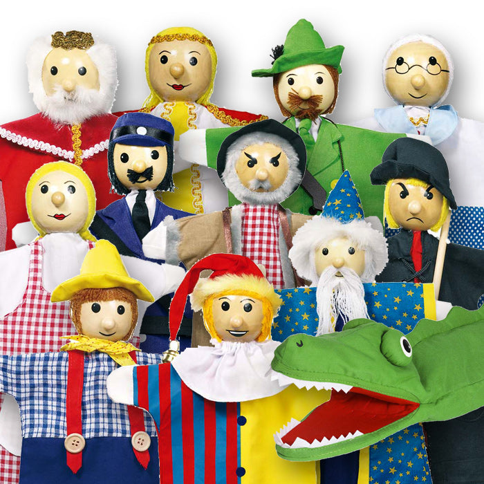 Handpuppen aus Holz von Goki