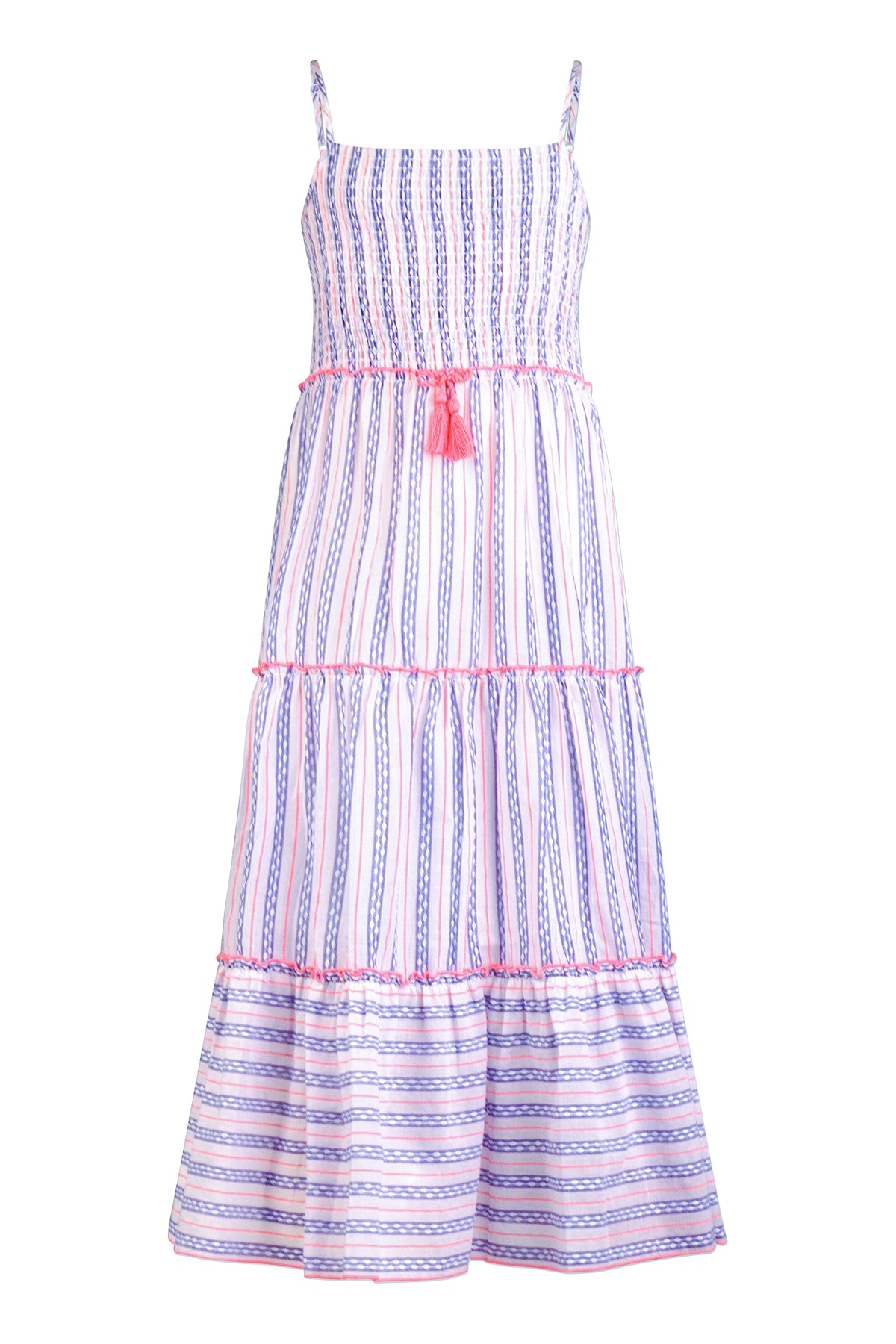Kleid neon gestreift  (5 und 9 Jahre) von Happy Girls