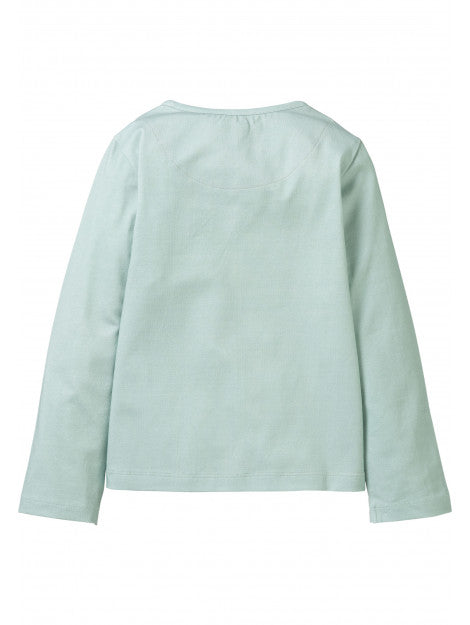 langarmshirt hellblau mit Hunde bedruckt von der Marke Room Seven