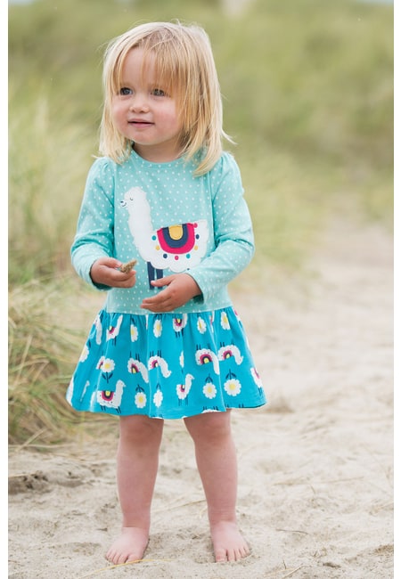 Mädchen Foto Kleid Lama Frugi 