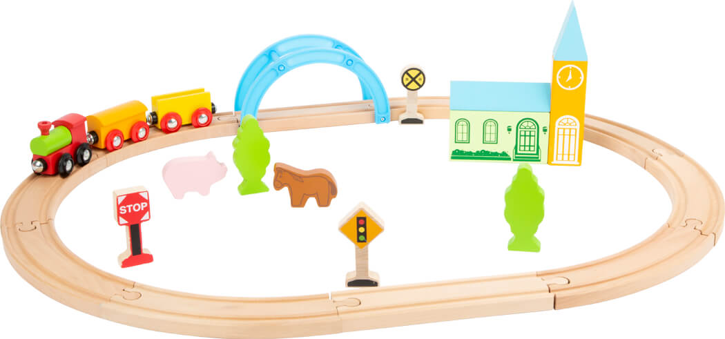 Holzeisenbahn Stadt und Land