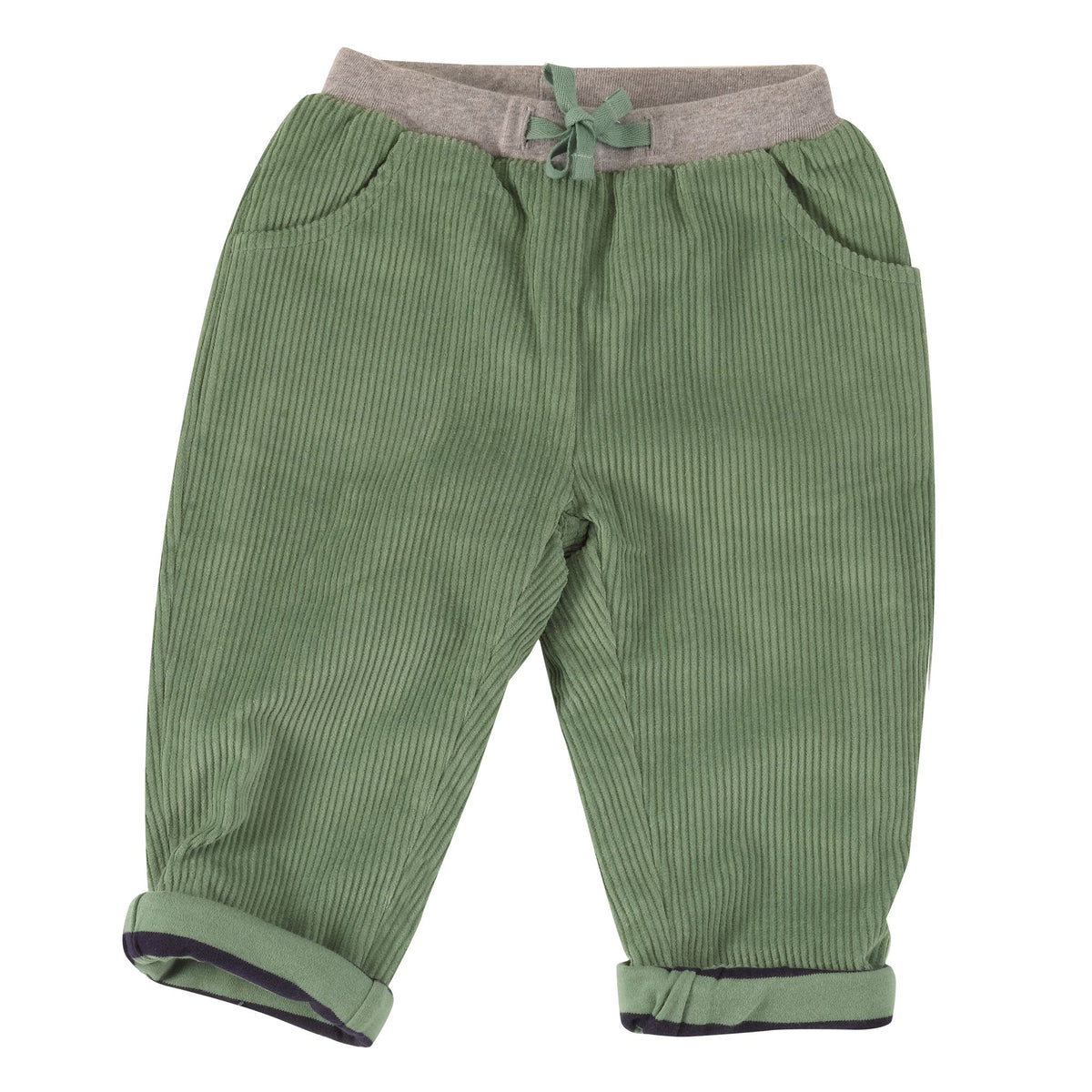 Cordhose gefüttert grün von Pigeon