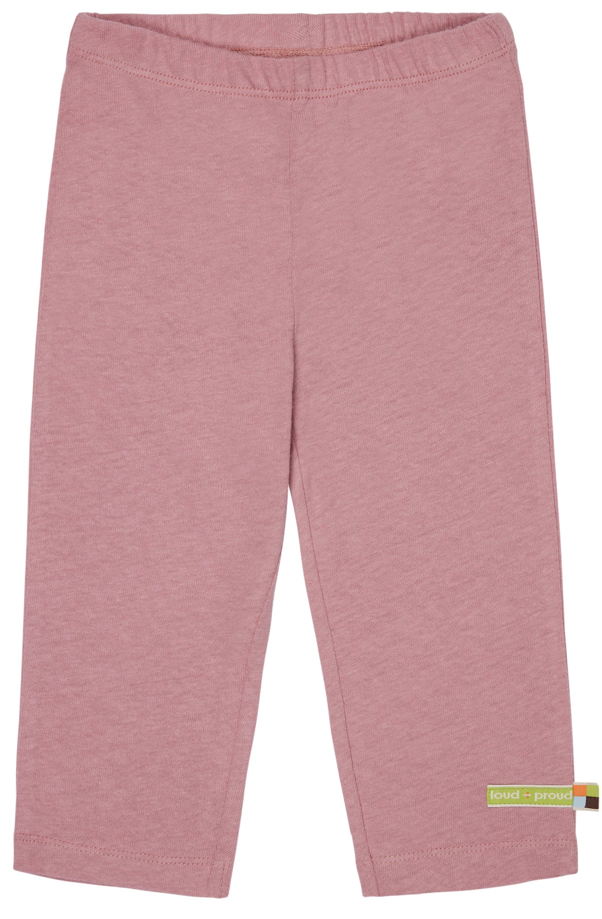Hose mit Leinen in lila von loud+proud