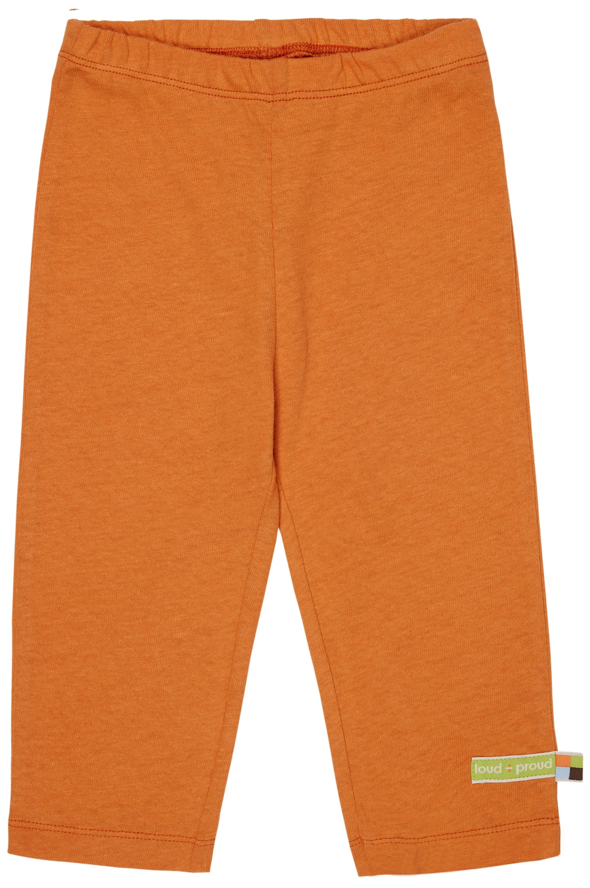 Hose mit Leinen in orange von loud+proud