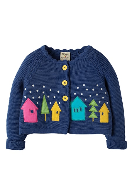 Cardigan Jacke Häuser von Frugi