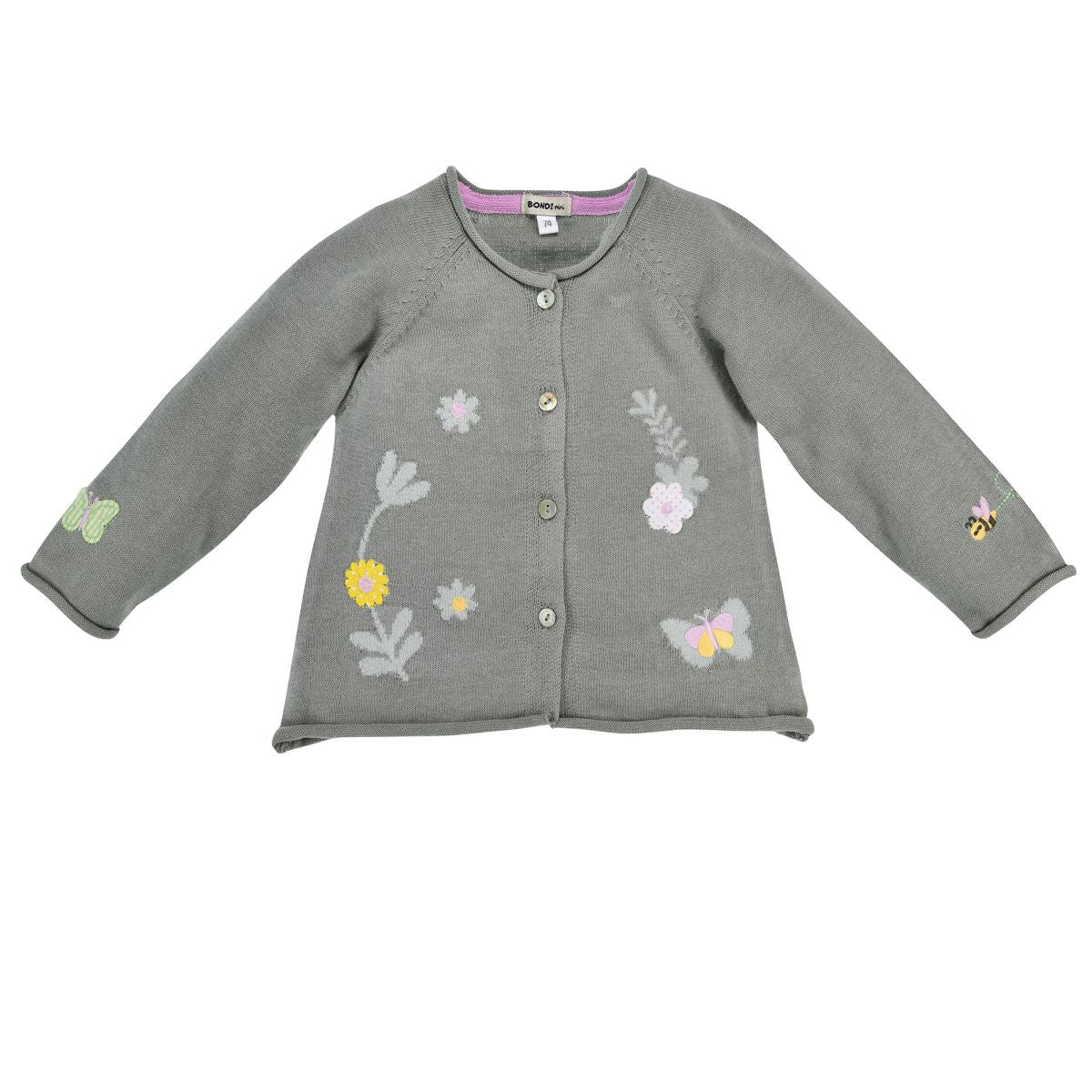 Strick-Jacke Blumen von Bondi