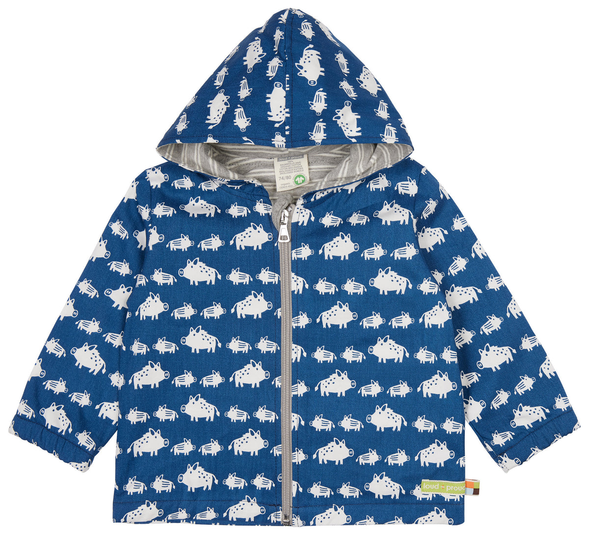 Schmutz/Wasserabweisende Jacke Wildschweine( 5-6 Jahre)  von loud+proud