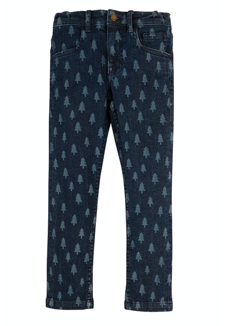 Jeans mit Tannenbäume von Frugi