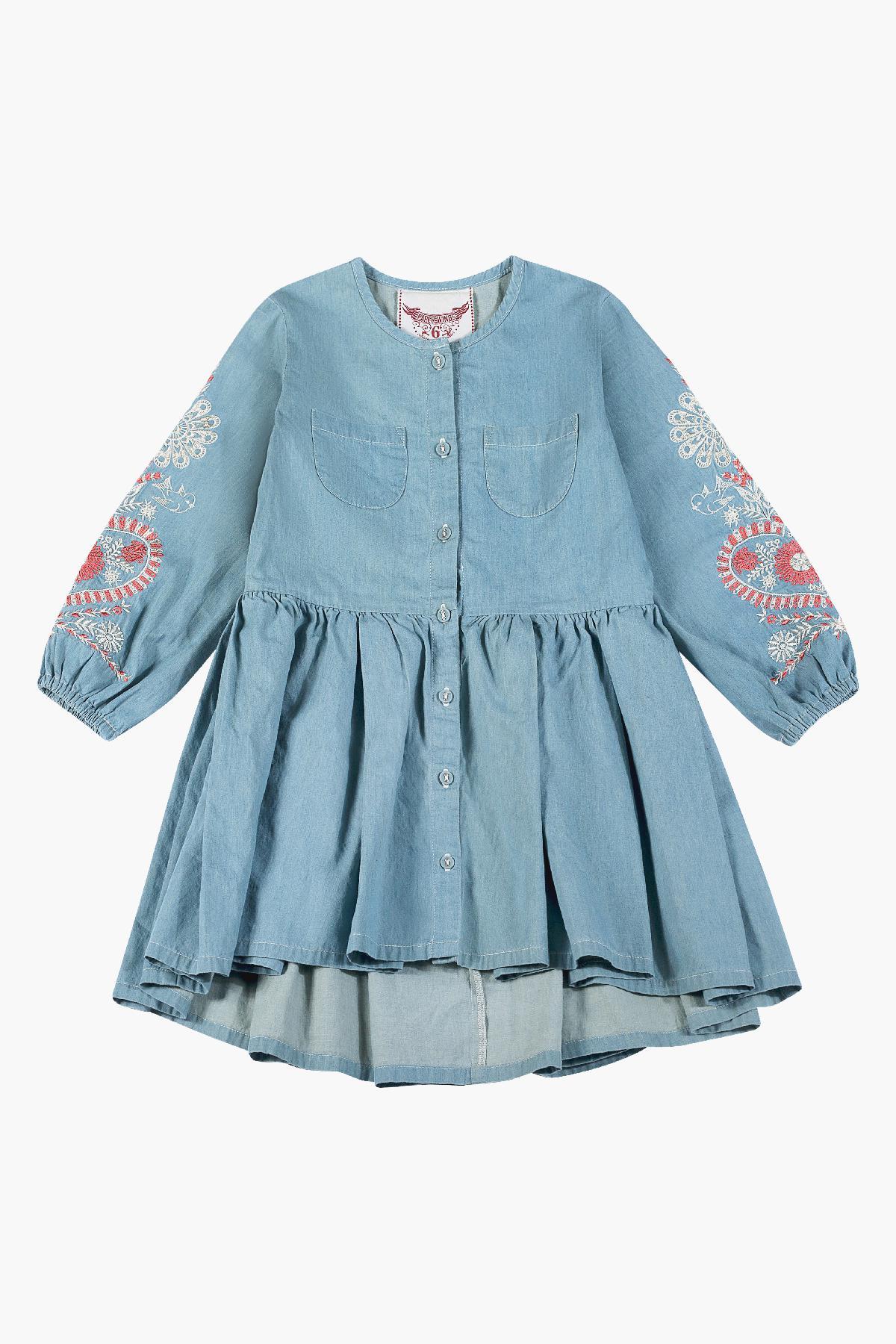 Jeans kleid blau von paperwings