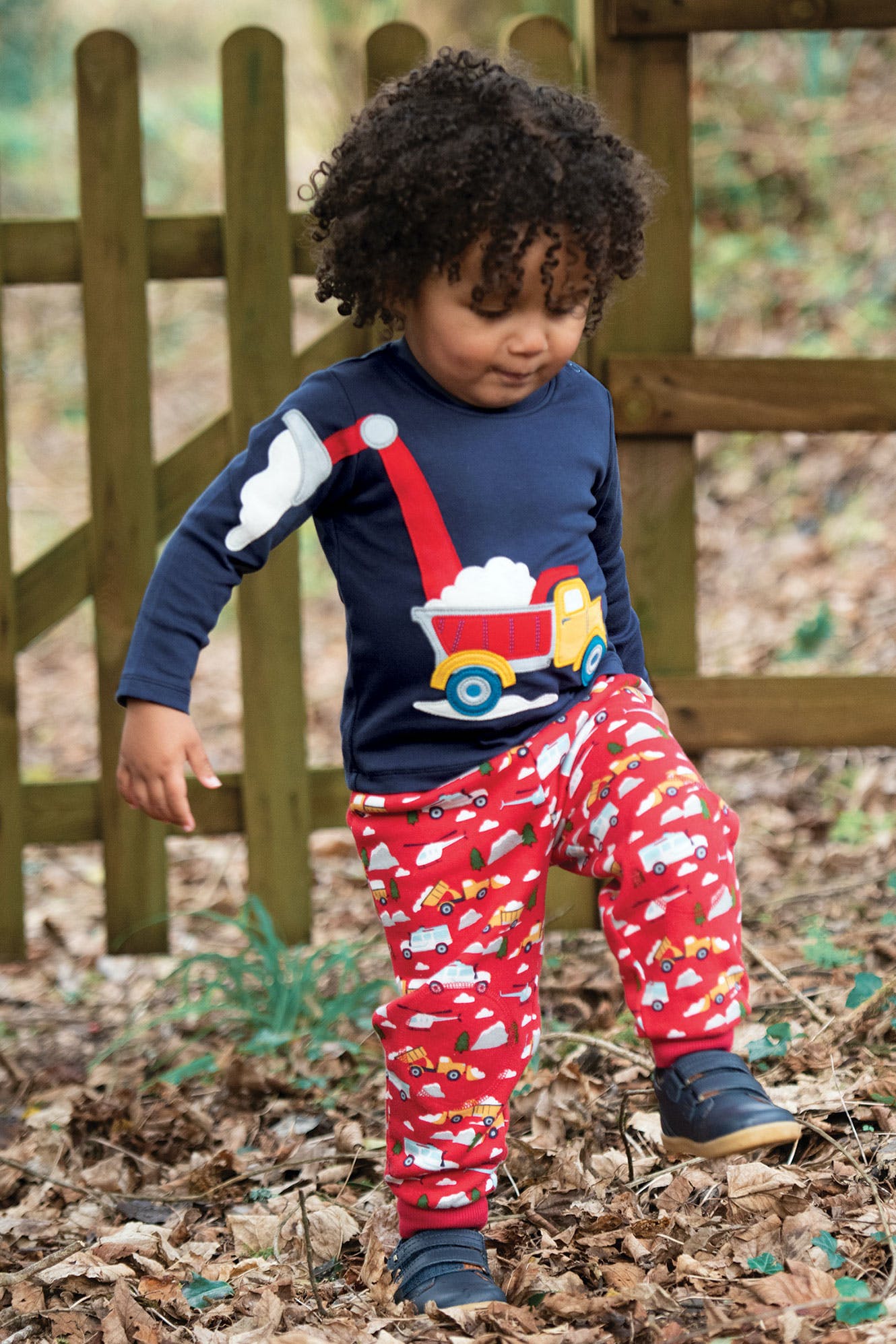 Shirt Truck mit Schnee ( 0-3, 3-6 Monate)  von Frugi