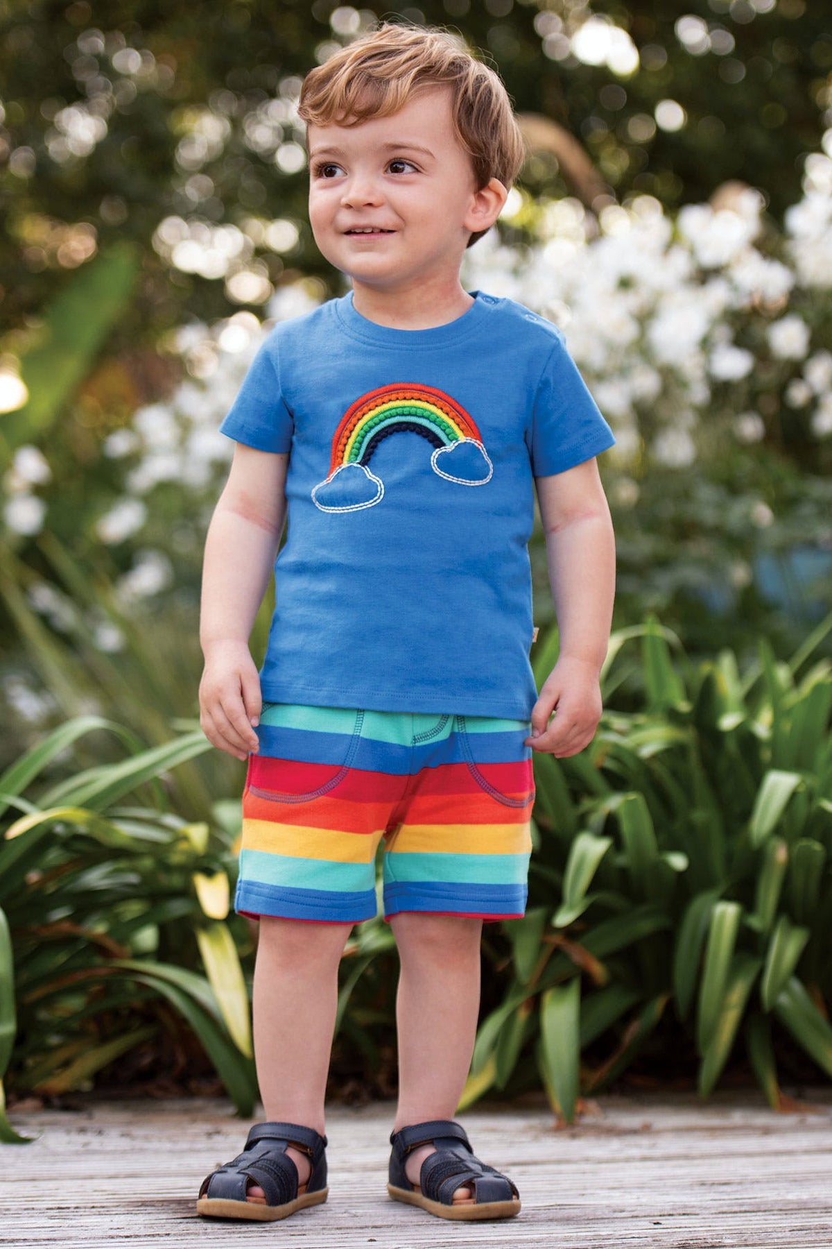 Shorts Regenbogen ( 3-6, 6-12 Monate) von Frugi