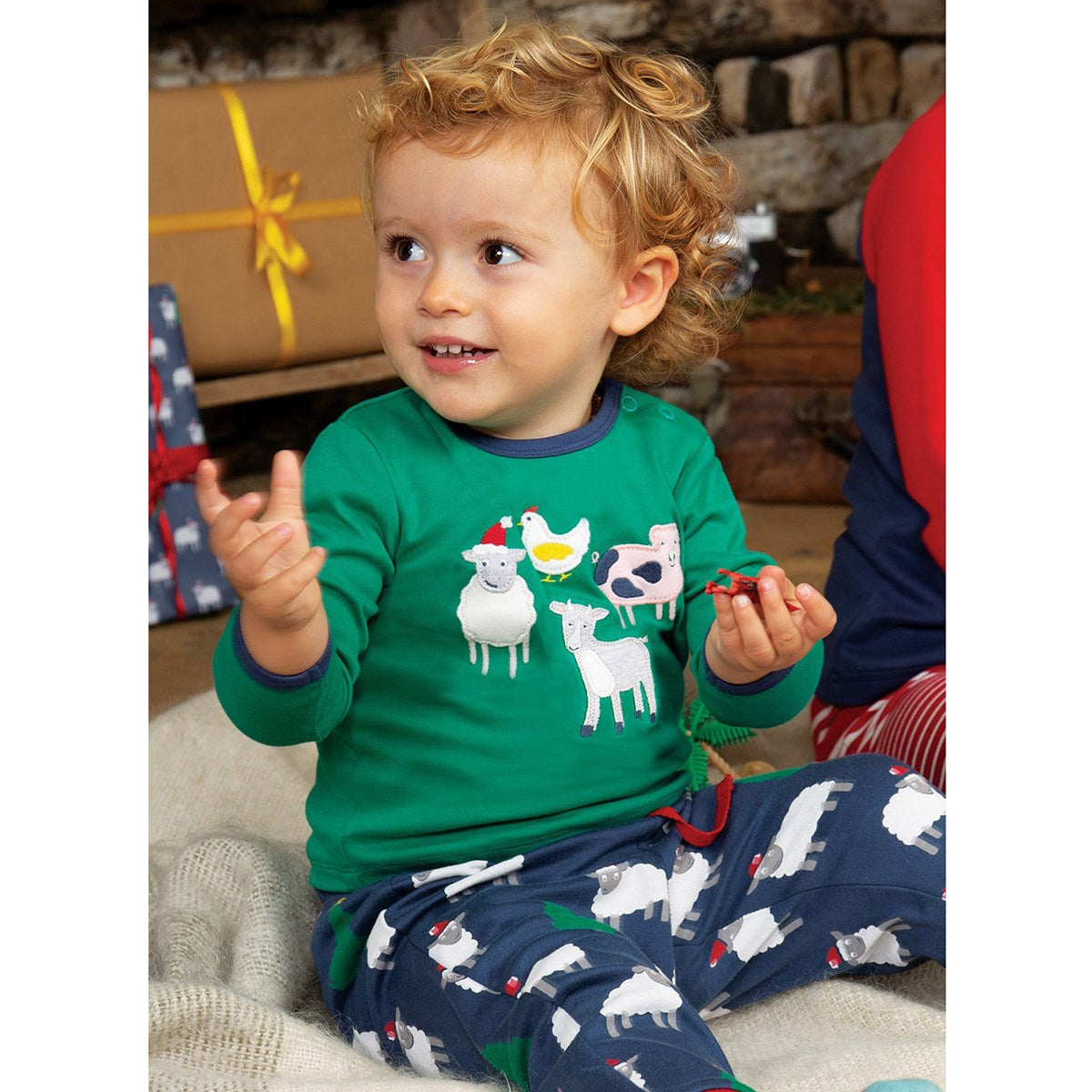Weihnachts-Set (0-3, 3-6 Monate) von Frugi