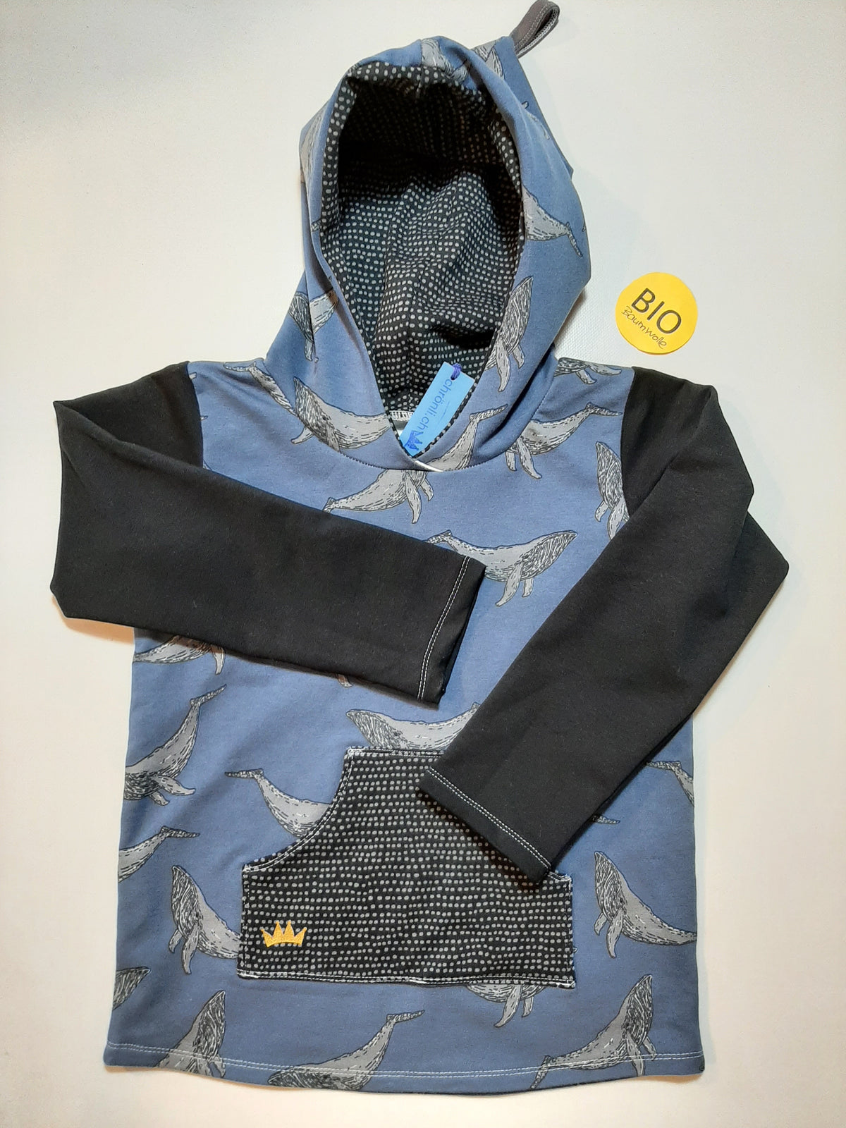 Kapuzenpullover handgemacht von Chrönli (110cm )