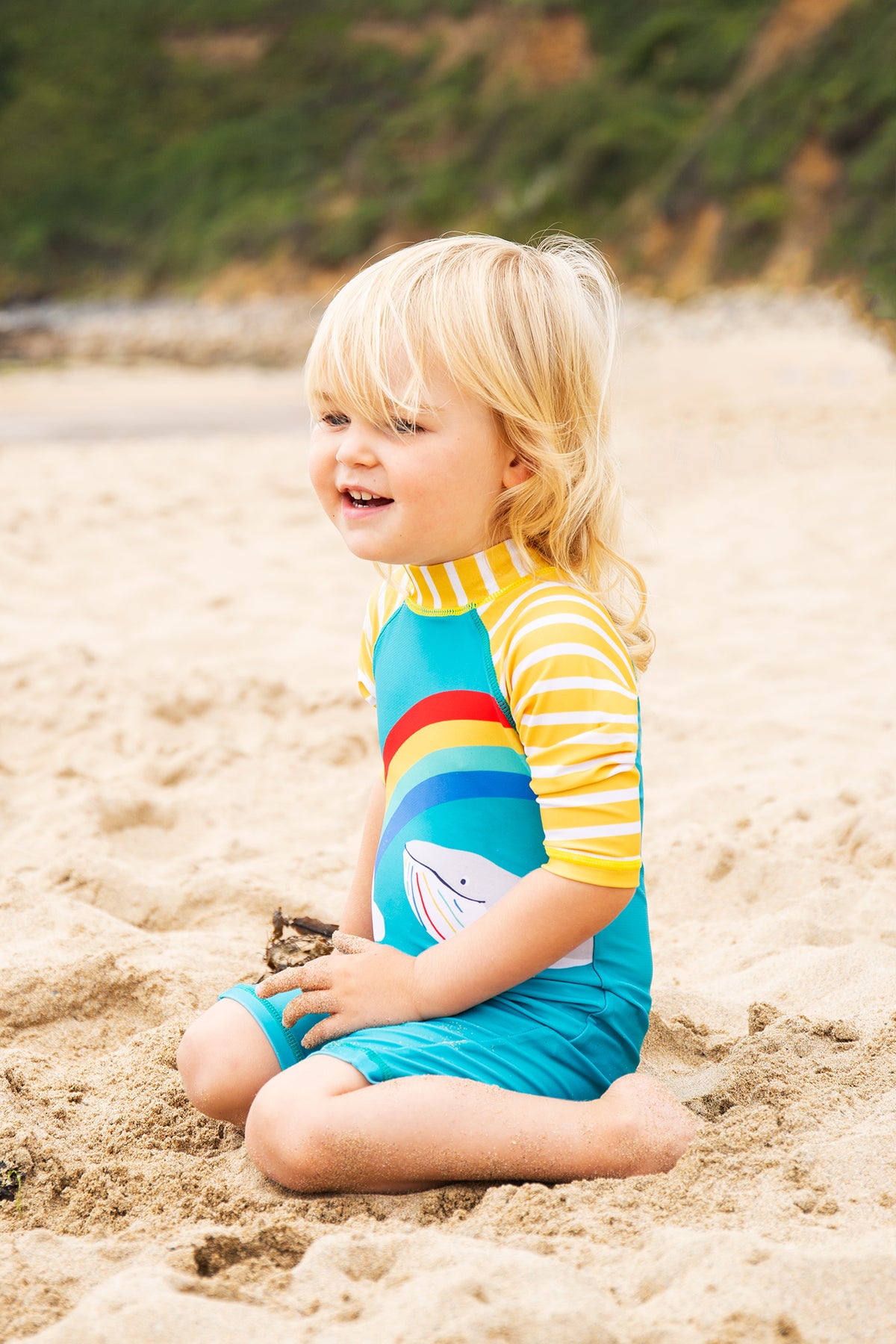 Badeanzug Wal ( 0-6 Monate, 2-3 Jahre) von Frugi