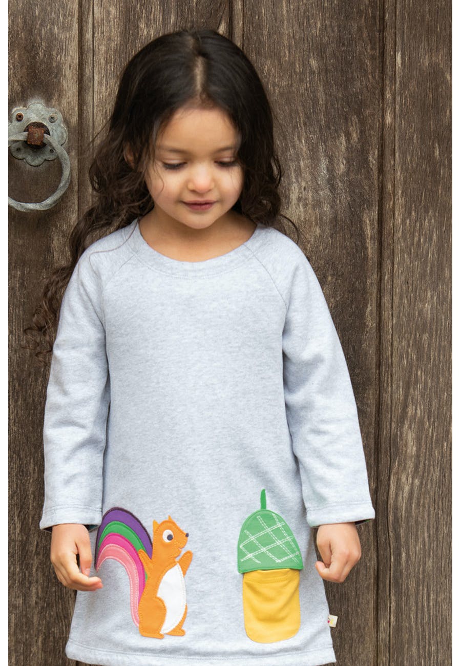 Wendekleid mit Eichhörnchen Motiv ( 0-3,  3-6,  12-18 Monate) von Frugi