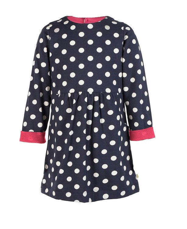 Kleid mit Punkte von Frugi ( 7-10 Jahre ) 100% Bio-Baumwolle