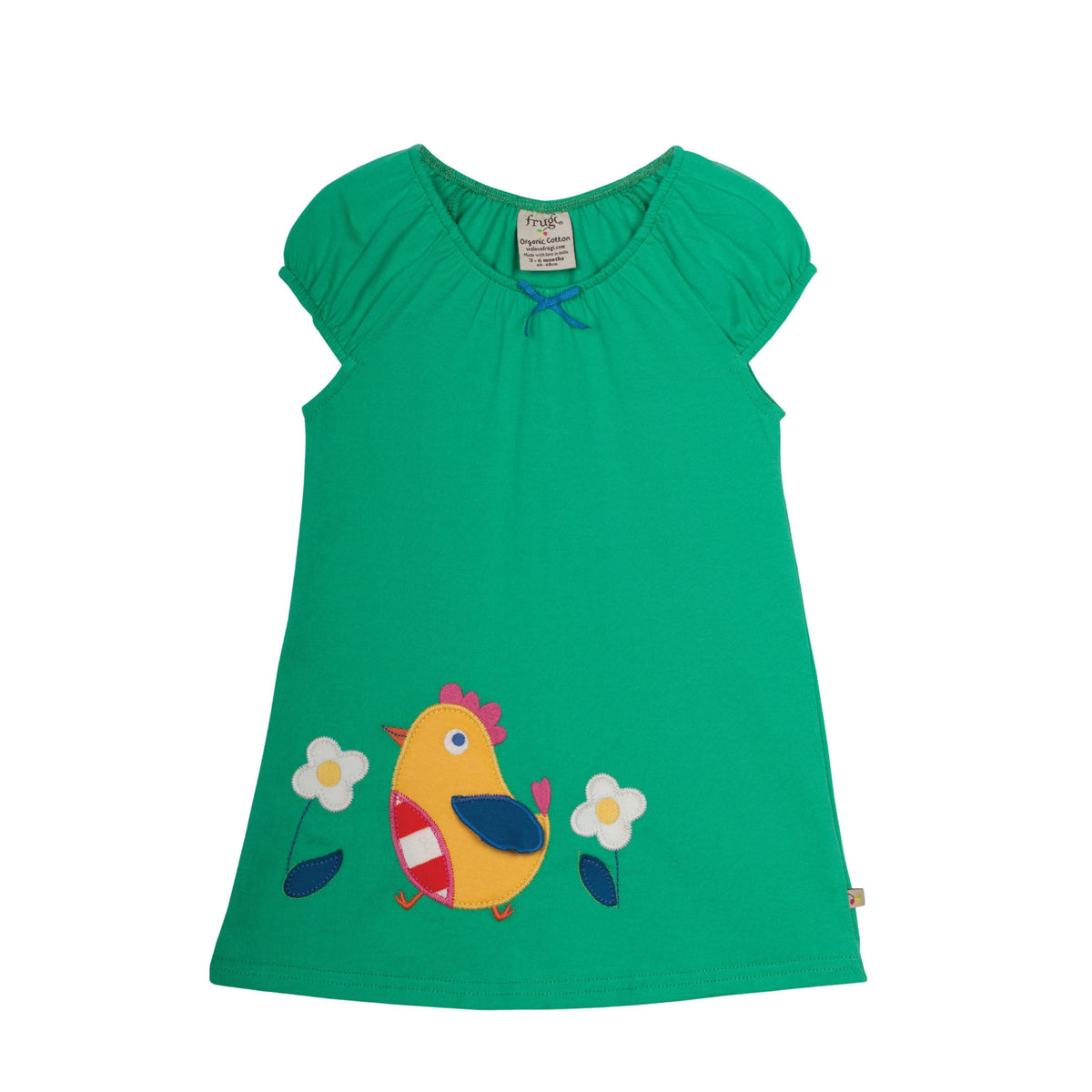 Grünes Kleid Huhn ( 0-3 Monate, 3-6 Monate ) von Frugi