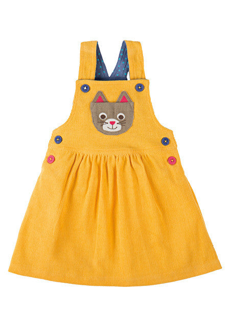 Kleid Katze aus Manchester von Frugi( 0-3 ,6-12 Monate )100% Bio Baumwolle