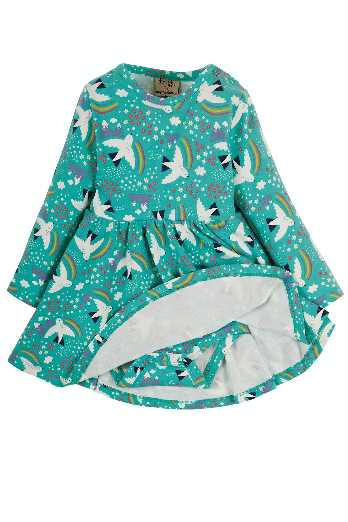 Kleid mit integriertem Body von Frugi