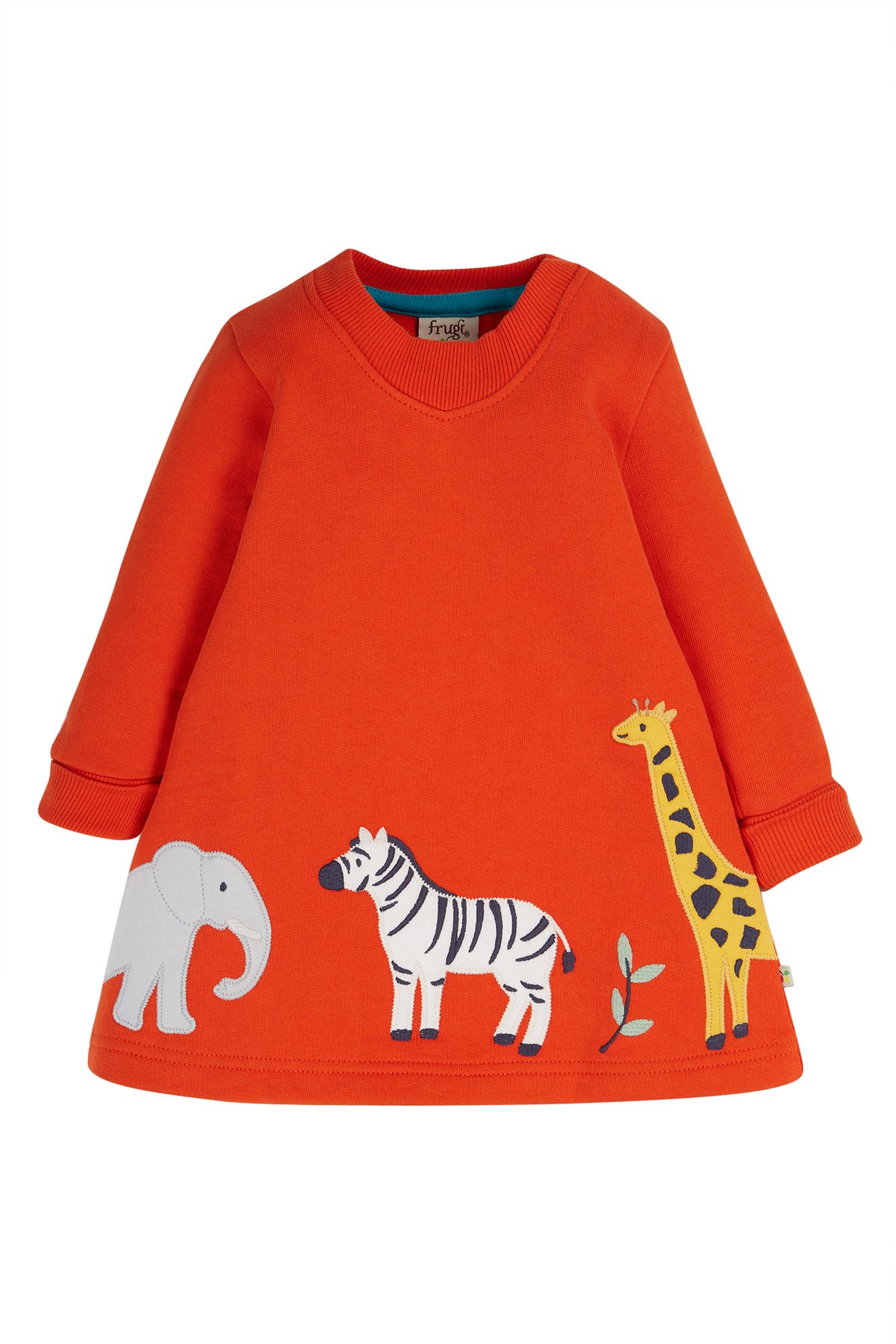 Sweat-Kleid Zoo von Frugi