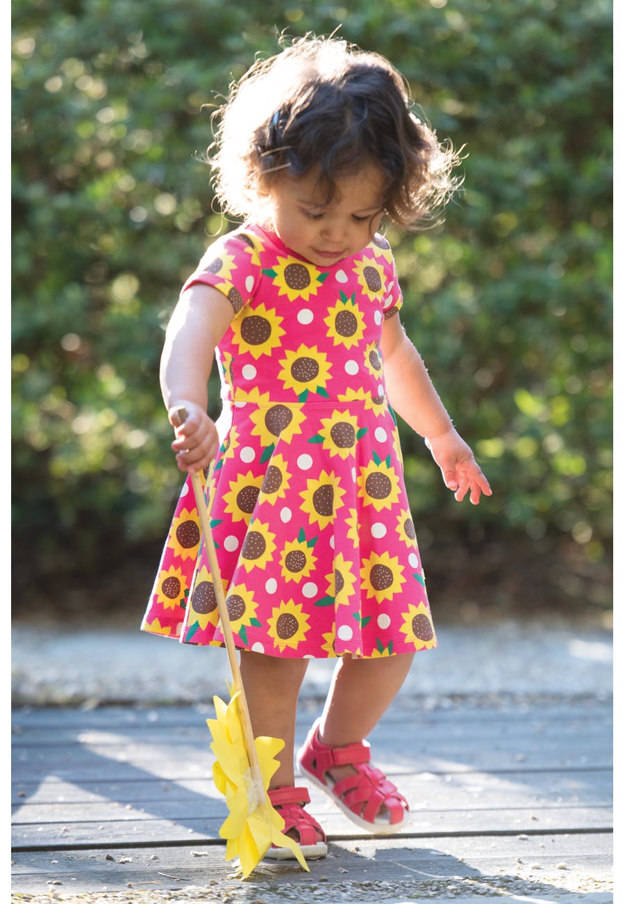 Schwing-Kleid Sonnenblume von Frugi