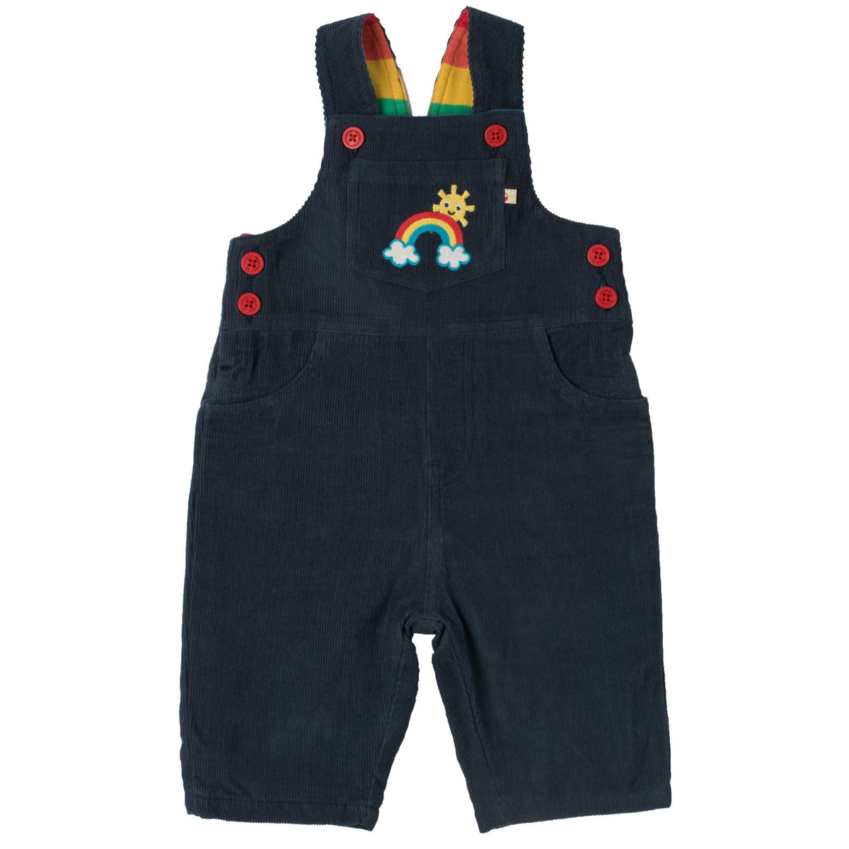 Latzhose Regenbogen ( 0-3 Monate ) von Frugi