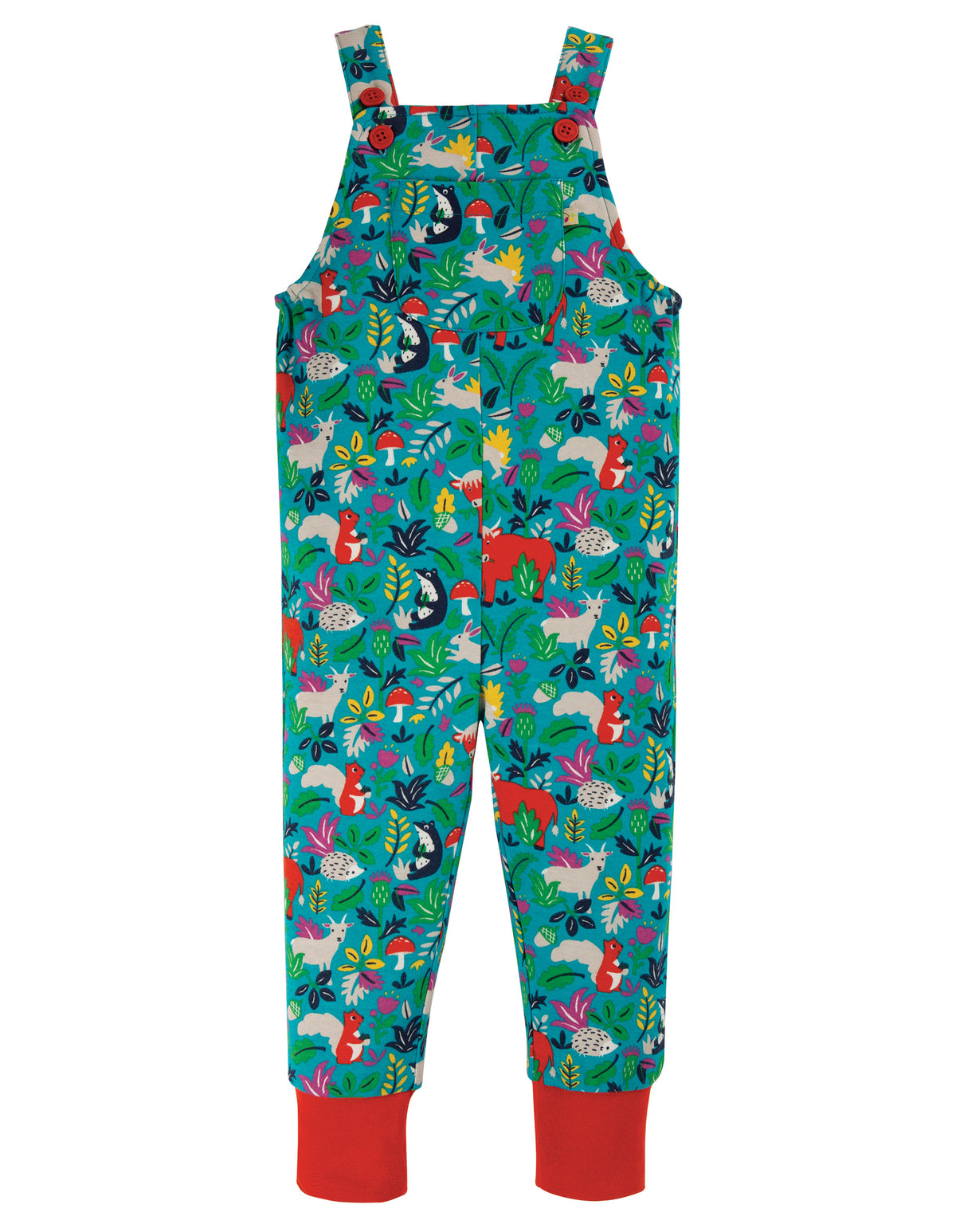 Latzhose Waldtiere ( 0-3 Monate, 3-4 Jahre) von Frugi