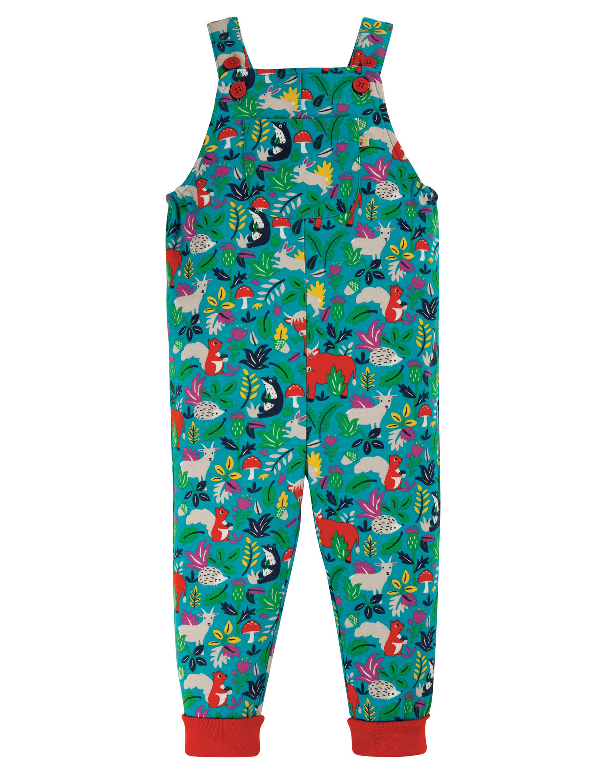 Latzhose Waldtiere ( 0-3 Monate, 3-4 Jahre) von Frugi