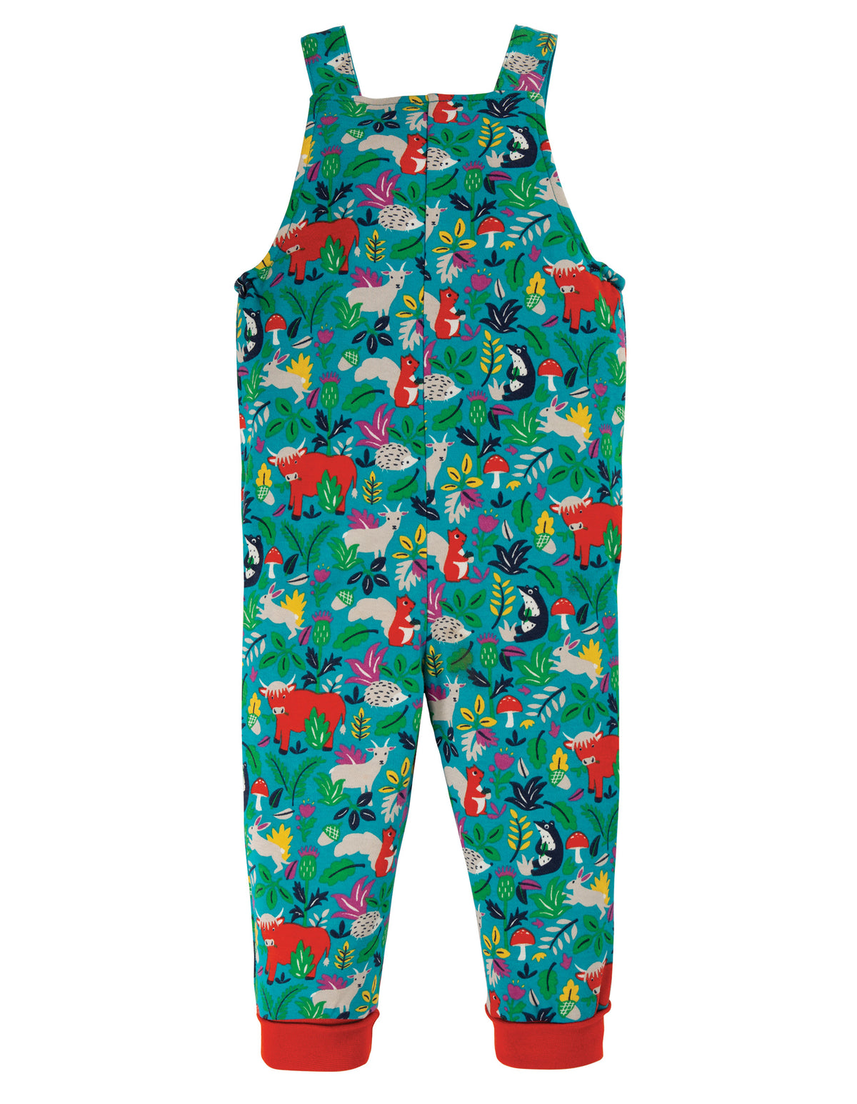 Latzhose Waldtiere ( 0-3 Monate, 3-4 Jahre) von Frugi