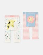 Leggins 2 pack Giraffe und Löwe von der Marke Joules