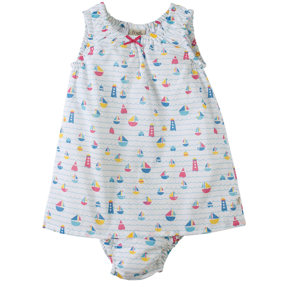 Sommerkleid mit Hose 100% Bio Baumwolle ( 3-6 Monate )