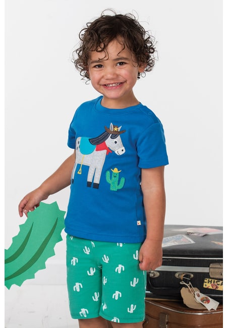 Little Creature Applique Top Esel T-Shirt Frugi Junge Boy Foto Picture