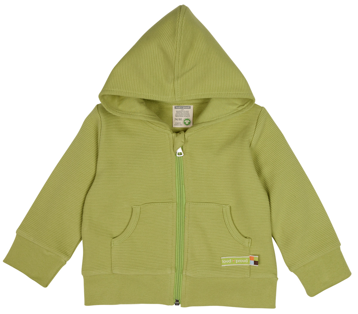 Jacke in grün von loud+proud