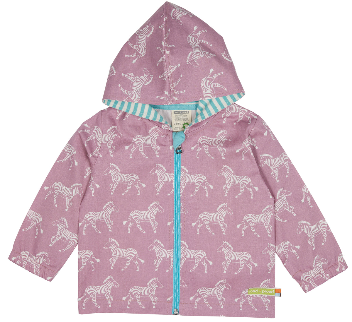 Regenjacke Zebra von loud+proud