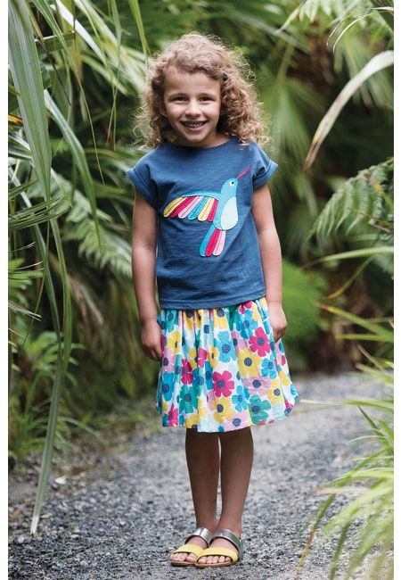 Jupe Blume( 5 und 6 Jahre ) von Frugi 100% Bio-Baumwolle+Gots zertifiziert