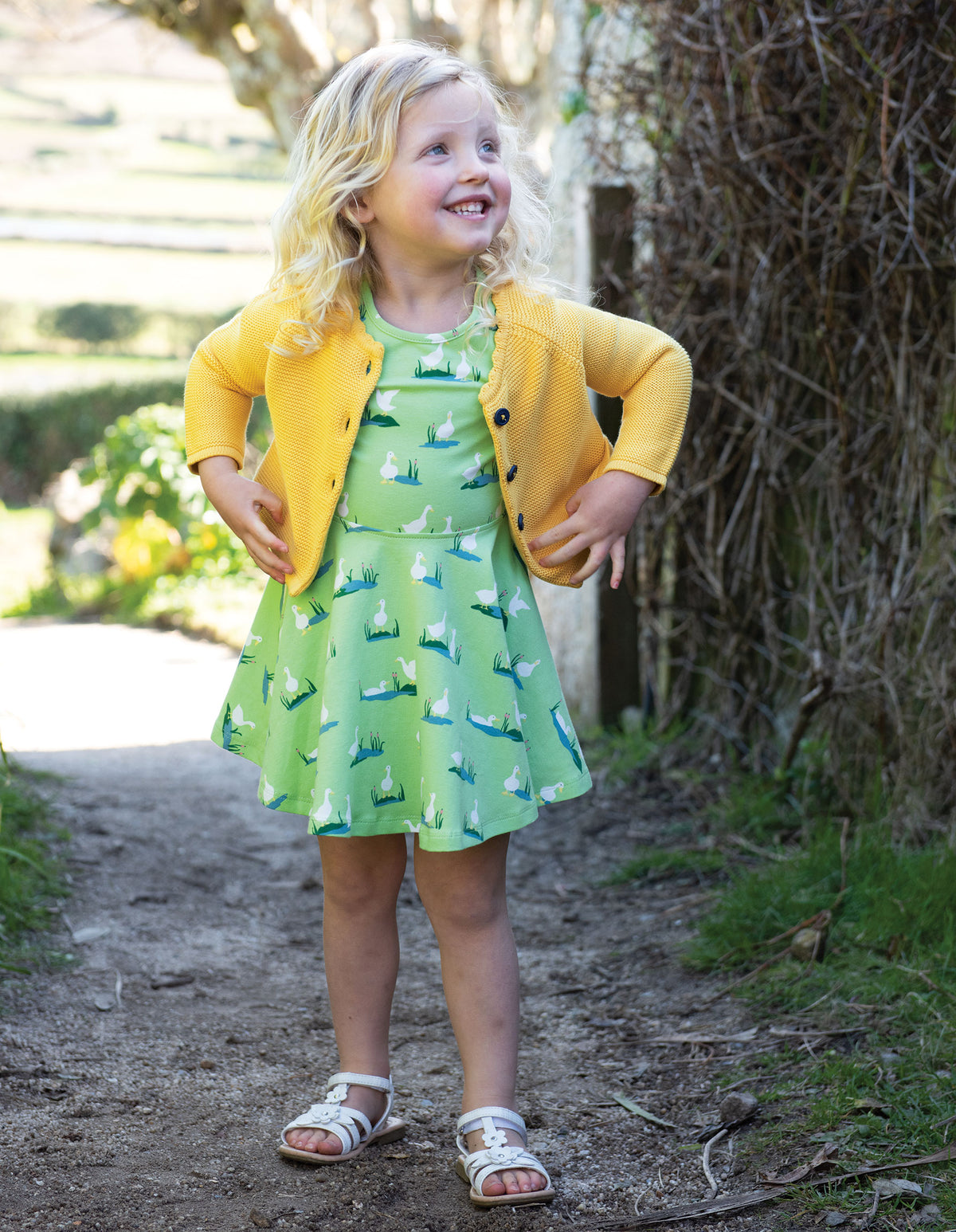 Schwingkleid  Ente ( 0-3, 3-6 , 18-24 Monate ) von Frugi