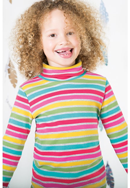 Bunter Rollkragen von Frugi