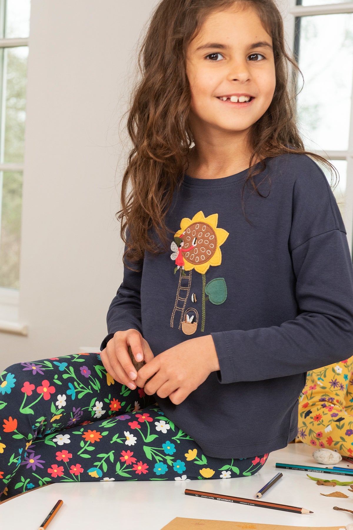 Shirt Sonnenblume von Frugi